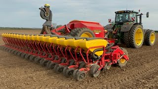 FARM UPDATE 249 Maschio 8m p harrow, Amazone Precea detail, Vad Tempo arrives, another burst river.