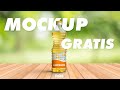 MOCKUP GRATIS de BOTELLA | APRENDE A USAR UN MOCKUP | POOOL