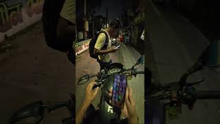 😢 Wait for end late night duty bike taxi 🛵💨#kolkata #biketaxi #rapido #viralvideo #Rahullama