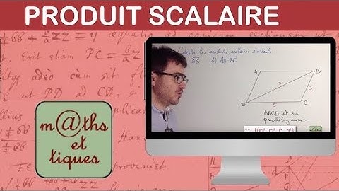 Calculer un produit scalaire - Première S