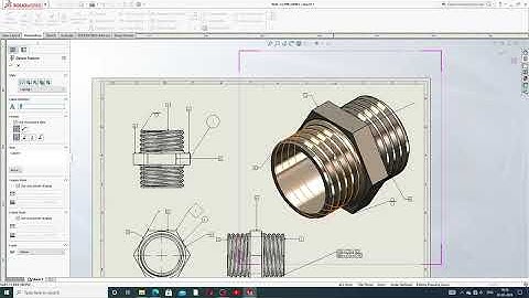 SOLIDWORKS DRAFTING LECTURE-05, DATUM FEATURE, GEOMETRIC TOLERANCE, BALLON, WELD SYMBOL