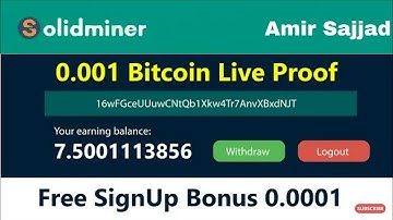 Solidminer.io | New Free Bitcoin Cloud Mining Site 2020 - Zero Investment Free Signup