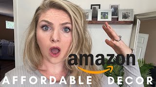 I used affordable AMAZON home decor to redo my filming room