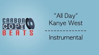 All Day - Instrumental / Karaoke (In The Style Of Kanye West)