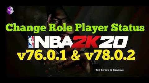 #Tutorials "NBA2K20 Change Role Player Status in My Career"