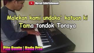 Pitu Buntu | Karaoke Toraja Nada Pria