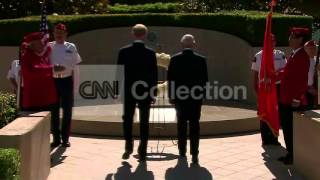 CA:REAGAN DEATH 10 YR ANNIV- WREATH LAYING