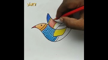 Drawing a Bird using Lines and Curves | Maths For Class 1 to 5 | Maths Basic For CBSE Children