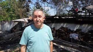 Kastamonu’da Ailenin Baba Ocağı Alevlere Teslim Oldu