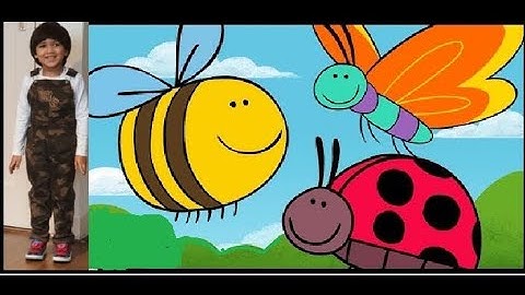 Butterfly Ladybug Bumblebee | Super Simple Song | Nursery Rhymes, Kids Song |