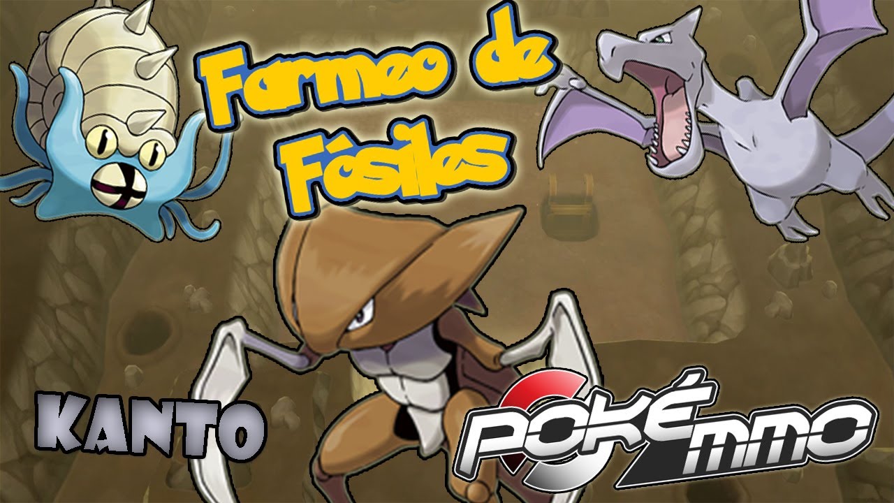 PokéMMO GUÍA de FARMEO de FÓSILES en KANTO YouTube