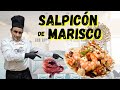  salpicn de marisco y pulpo  con coral de mar receta fcil y sencilla  elchilidecastaneda