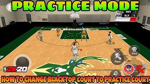 HOW TO CREATE YOUR OWN PRACTICE COURT NBA2K20 ANDROID