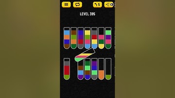 Water Sort Puzzle level 395 solution