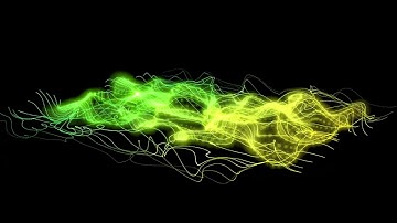 Flowing Strings And Particles | Free Motion Graphics | 4K UHD