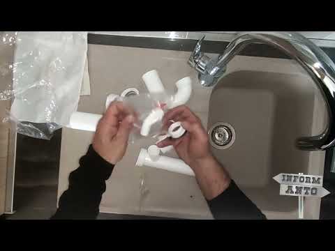 Video: Come assemblare e installare un sifone per lavello da cucina?