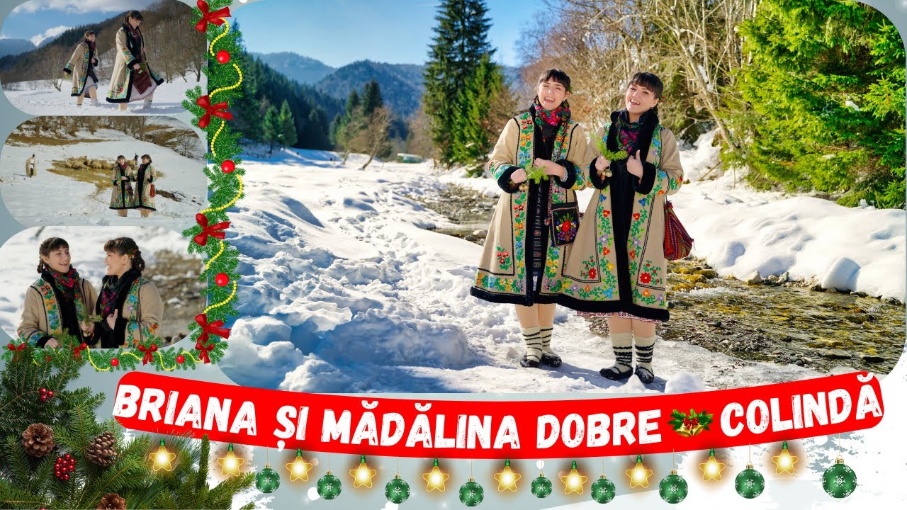 Briana și Madalina Dobre - Colindă 2023 - YouTube
