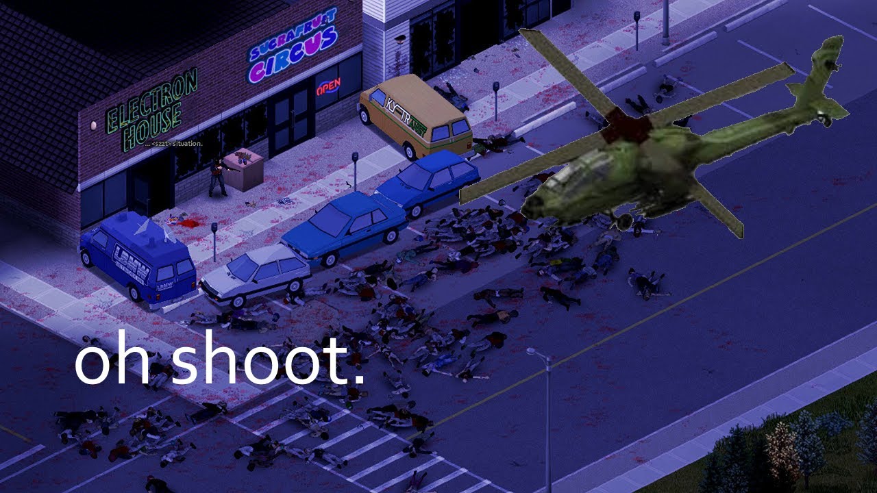 helicopters in L4D2 vs Project Zomboid YouTube