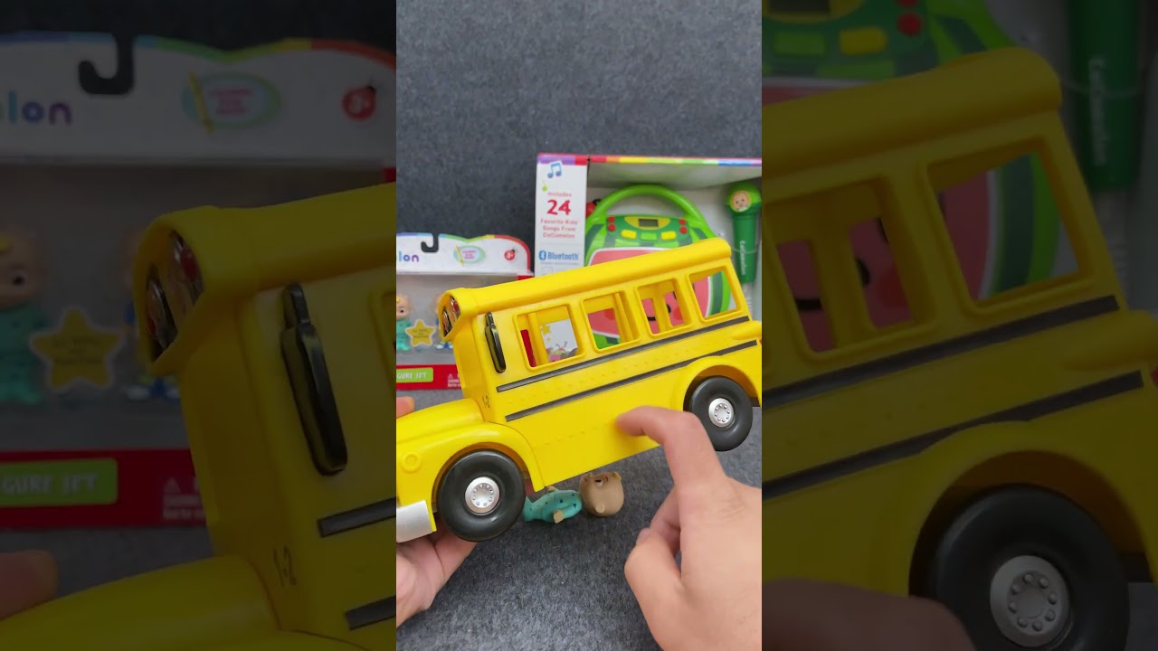 Cocomelon School Bus Playset Unboxing | Sing and Ride with JJ and Friends!
