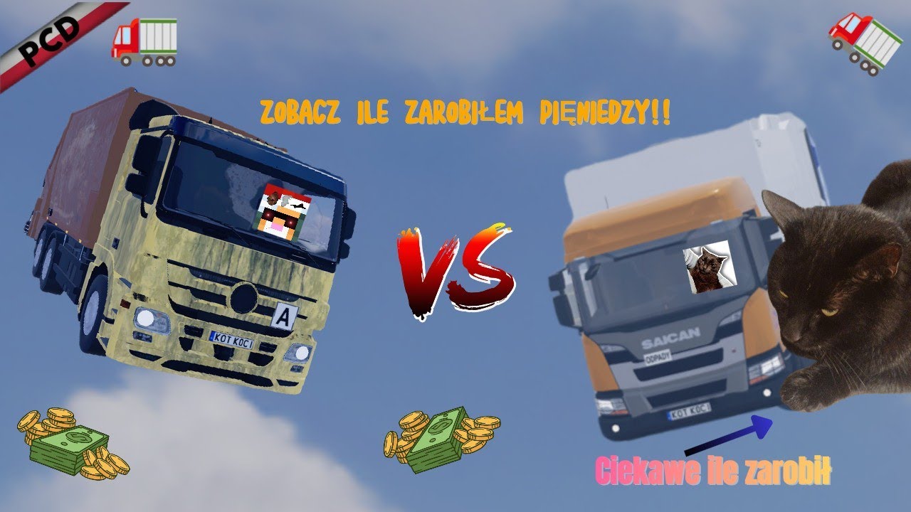 ♻️ZOBACZ ILE ZAROBIŁEM SŁABĄ 🚛 I NAJLEPSZĄ 🚚 ŚMIECIARKĄ 🗑️ | PCD