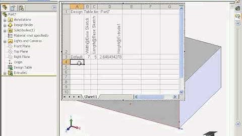 5  Creating Design Tables