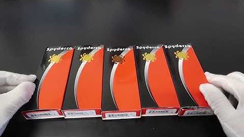 Unboxing Spyderco Knives ($1000)