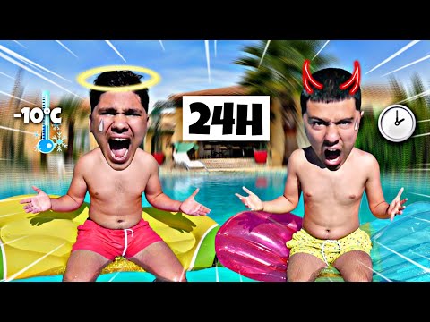 VIVRE 24H AVEC NOUS DANS NOTRE PISCINE ! (on s'occupe comme on peut)