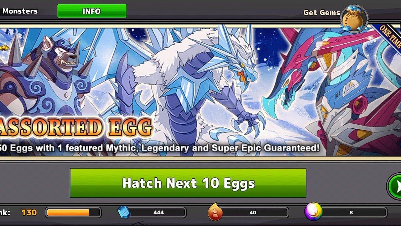 Neo Monster! Fortune Shrine and hatching eggs+rare gems Hatch YouTube