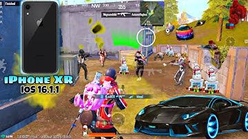 Test😱Erangle & Livik iOS 16.1.1 in iPhone XR l iPhone XR Gameplay BGMI / PUBG mobile l #Xiu Gaming