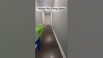 Dart Zone Vector Pro Nerf Firing Demo