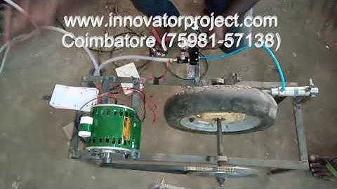 design and fabrication of Intelligent reverse braking system - mini project for engineering 3rd year