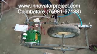 design and fabrication of Intelligent reverse braking system - mini project for engineering 3rd year