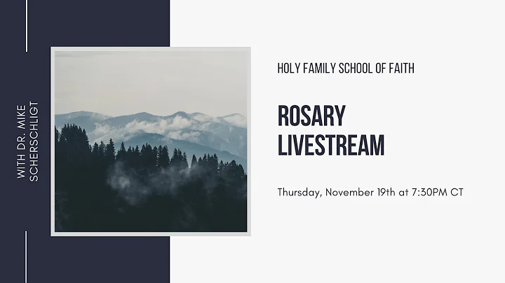 Rosary Livestream - Meditations by Archbishop Naum...