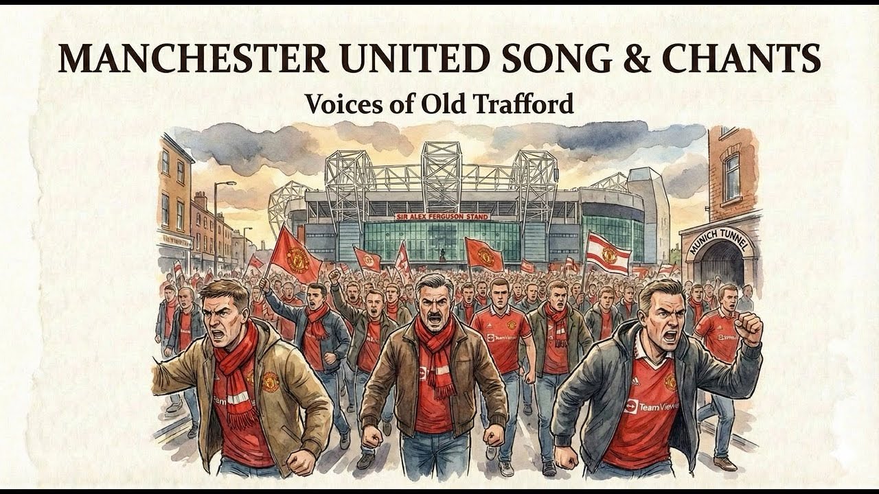 Manchester United Song & Chants 🔴 | Drumless Stadium Crowd Anthem | Old Trafford Atmosphere