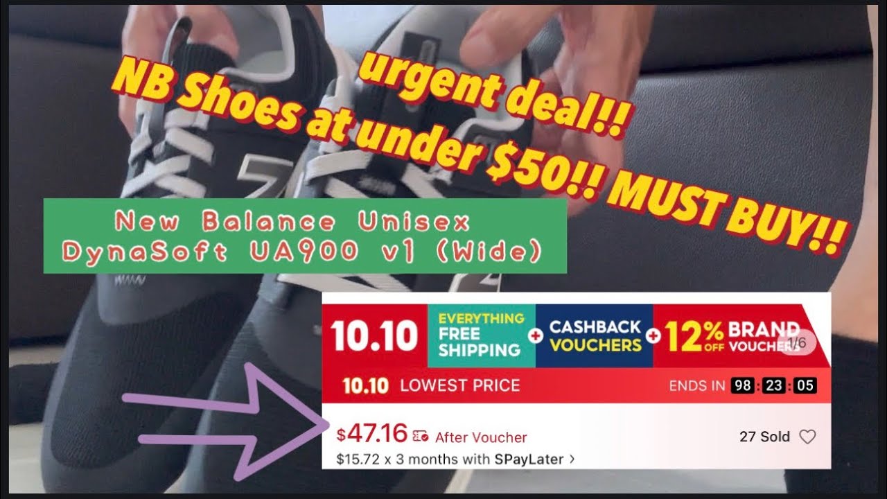 URGENT DEAL MUST BUY!!! Shopee 10.10. SALE | New Balance Unisex 