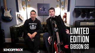School of Rock CEO and Tyler Larson Unbox Limited Edition Gibson SG Guitars
