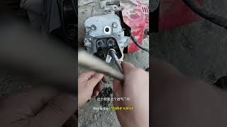 How to adjust the valve of the oil engine? #Air valve #Air valve adjustment