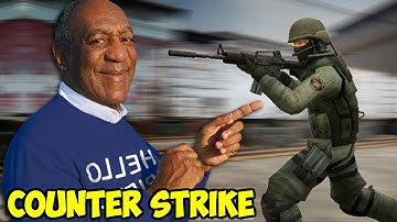 BILL COSBY PLAYING COUNTER STRIKE - Counter-Strike: Source (CSS Gameplay Video)