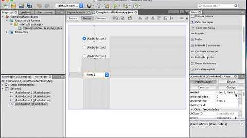 USO DE LA PROPIEDAD model DE COMPONENTES JComboBox EN JAVA NETBEANS