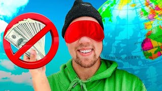 Flying To Random Country Blindfolded With No Money!