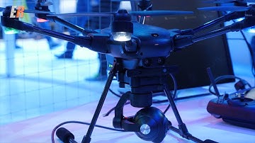 NEW CES 2016  Yuneec Typhoon H Drone Review - Follow Me & Collision Avoidance Demo