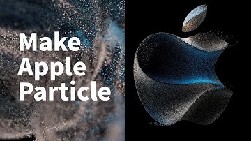 【Houdini tutorial】Make iphone 15 apple event particles animation use Houdini