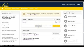 View your Billing Statement