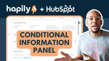 Show Lead Scan Info ONLY When It Exists with HubSpot + hapily