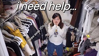 starting the new year right! EXTREME closet cleanout (making my dream closet Episode 1)