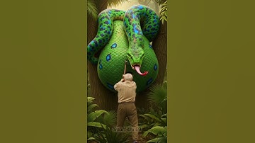rescue dogs 🐕 from giant PythoN#animals #funny #shorts #ai