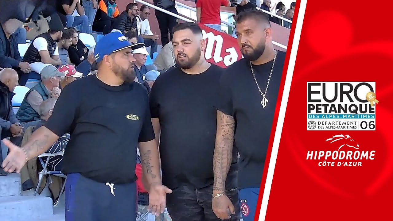 Beau 64ème MAUREL vs GIMENEZ : Europétanque des Alpes-Maritimes 2023 à Cagnes-sur-Mer