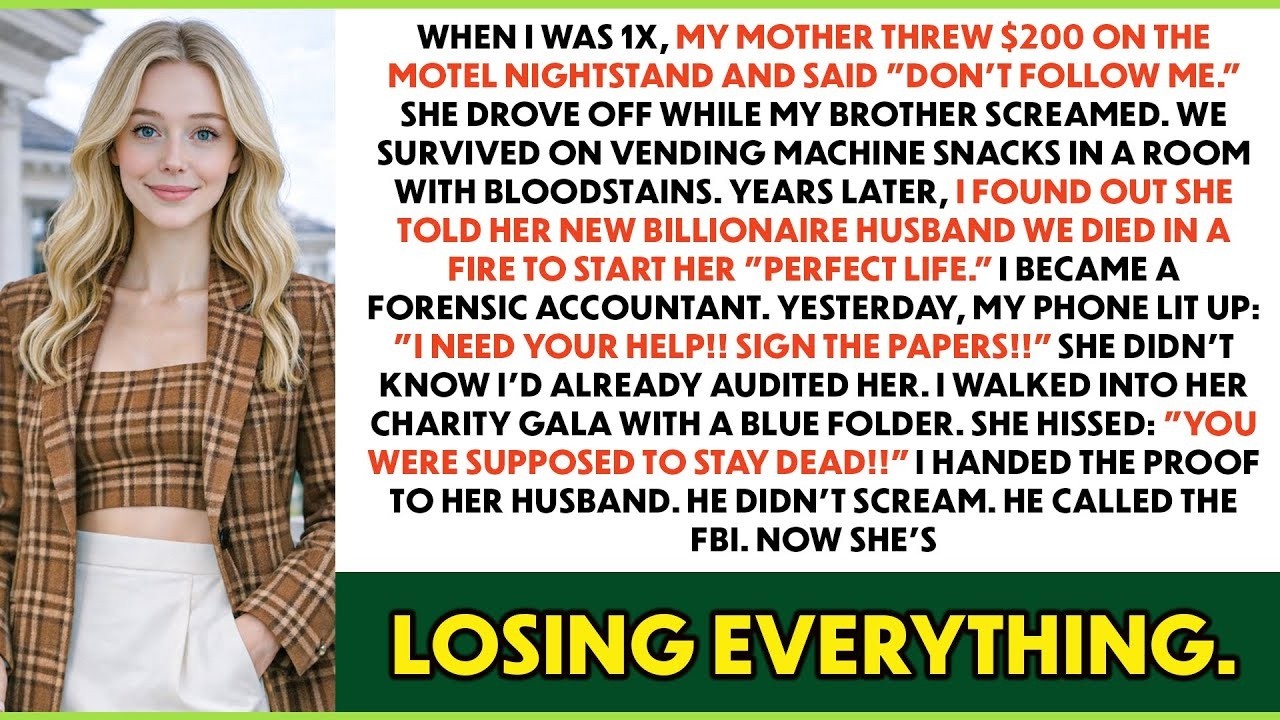 When I Was 1X, My Mother Threw $200 On The Motel Nightstand And Said Don't Follow Me...