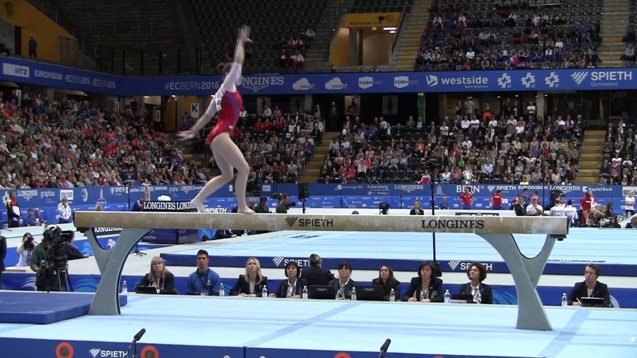2016 European Championships Aliya Mustafina RUS BB Senior Team Final