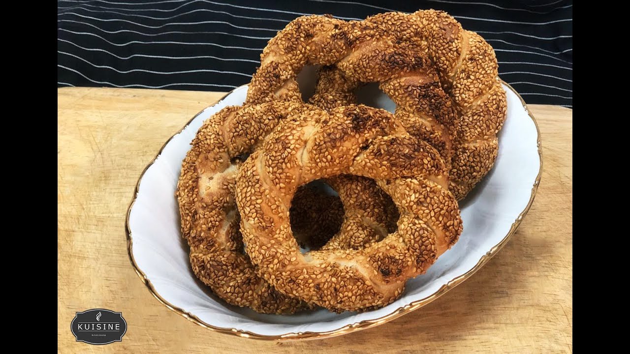 الكعك التركي وصفة سهلة جداً  - Turkish Simit Easy Recipe